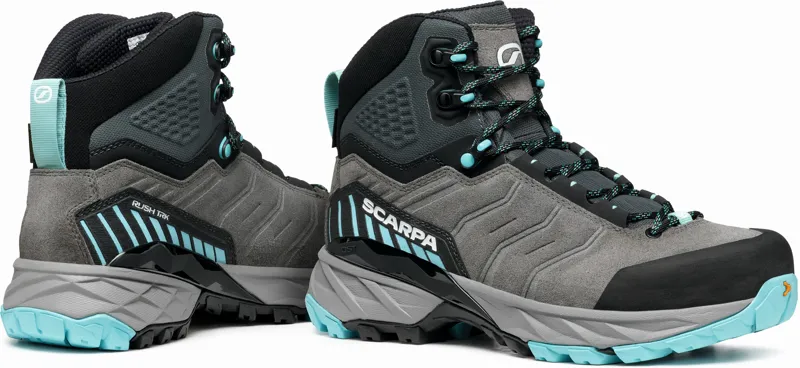 Scarpa Womens Rush TRK GTX Boots - Midgray-Aqua-3